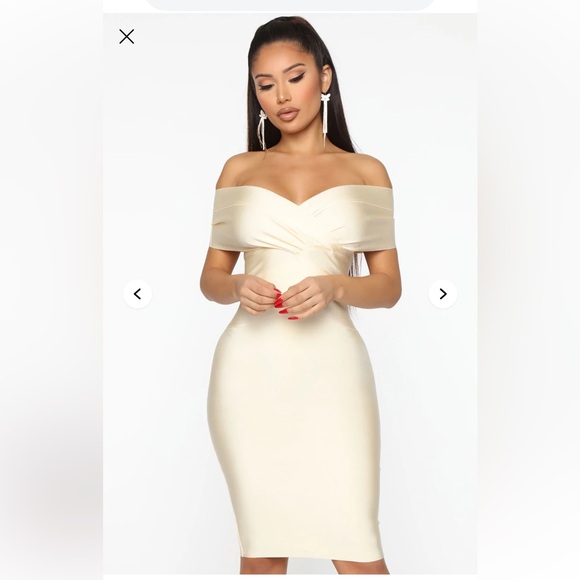 Fashion Nova Dolled Up For You Bandage Dress - Picture 3 of 8